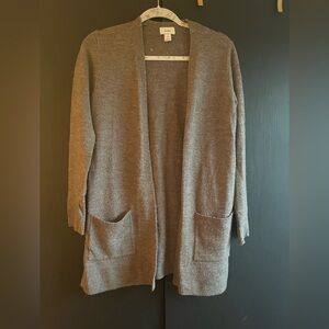 Old Navy Women's Dark Greige Cardigan Sweater